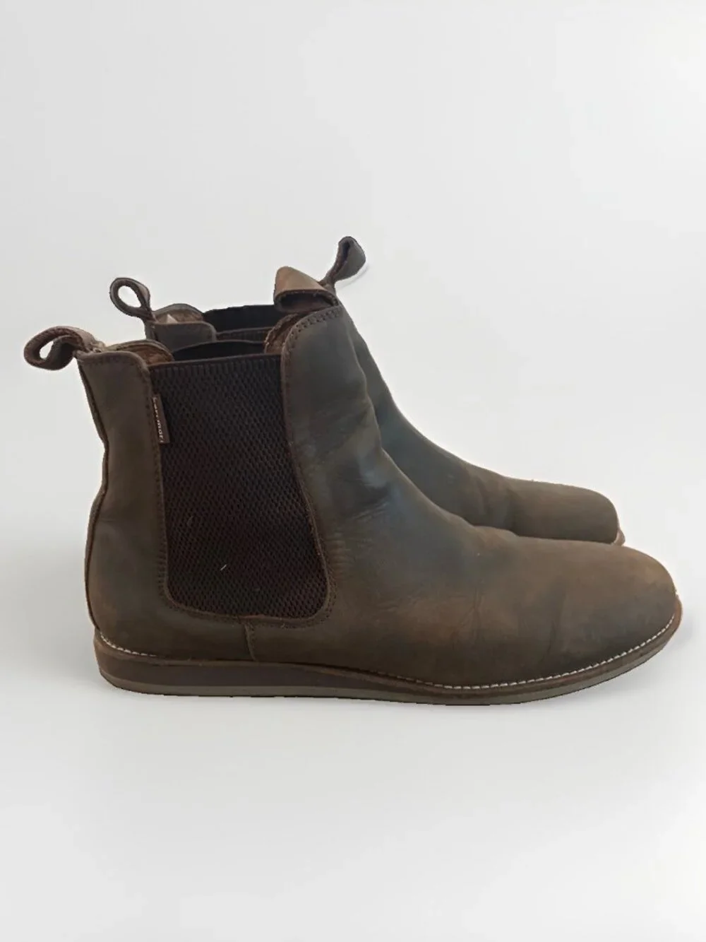 Hari Mari Men's Odessa Suede-Leather Chelsea Boots Size 12 US EU 45